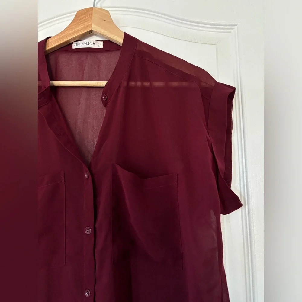 GENTLE FAWN Sheer Blouse - Picture 2 of 4